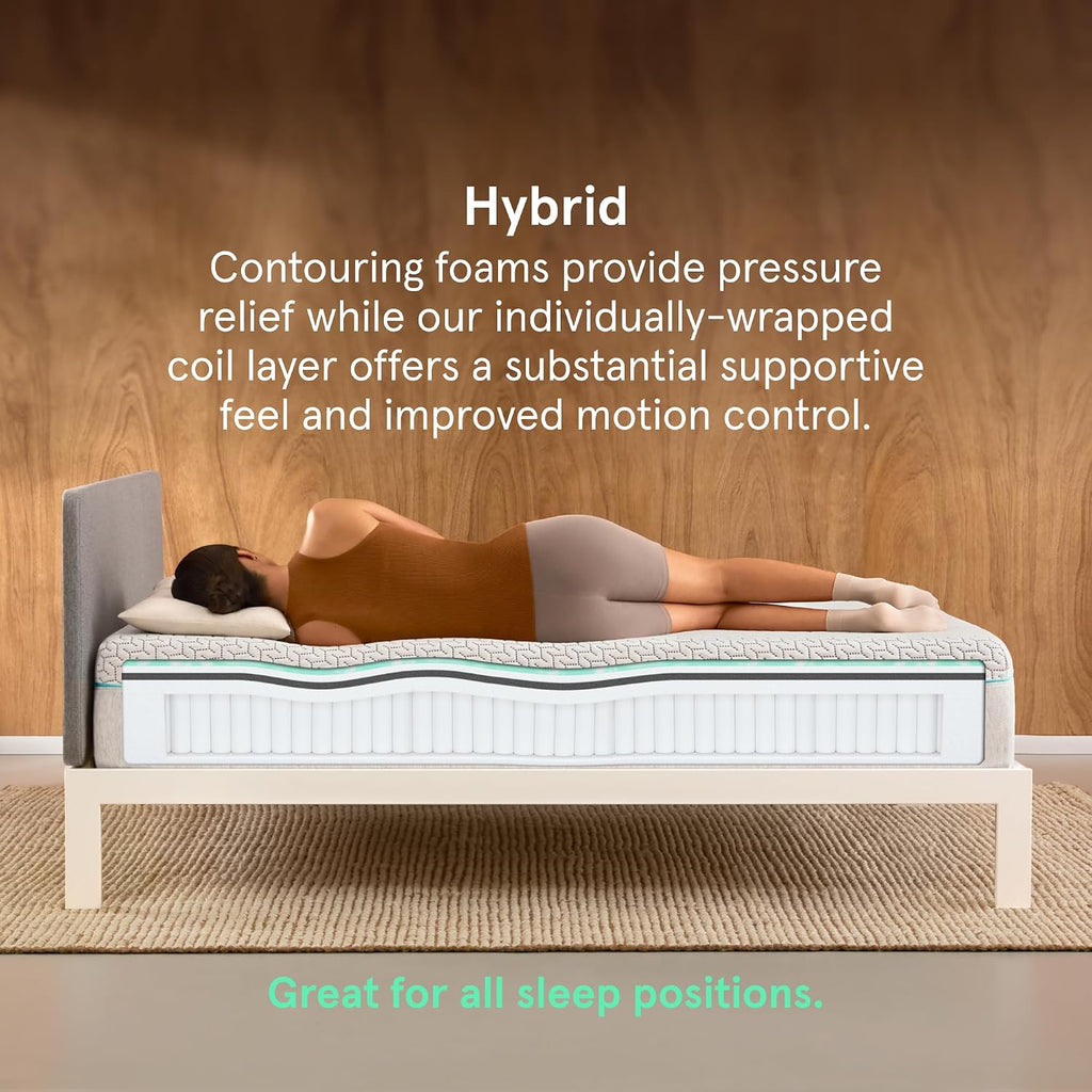 Original Hybrid Medium King Mattress in A Box, Adaptive Foam | CertiPUR-US certified, 10 Year Limited Warranty