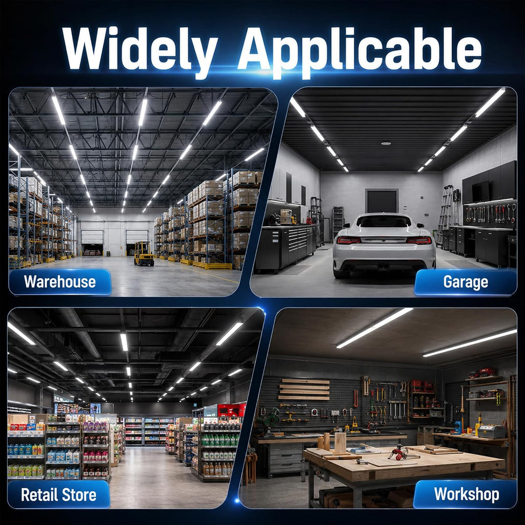 T8 LED Bulbs 4 Foot, 18W (40W Fluorescent Light Bulbs Equivalent) 5000K Daylight, 2300LM, Ballast Bypass Type B, LED