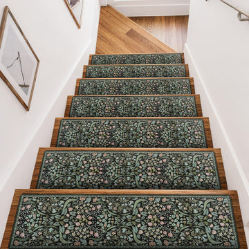 15PC Non-Slip Stair Runner for Wooden Steps Indoor 30"x8"