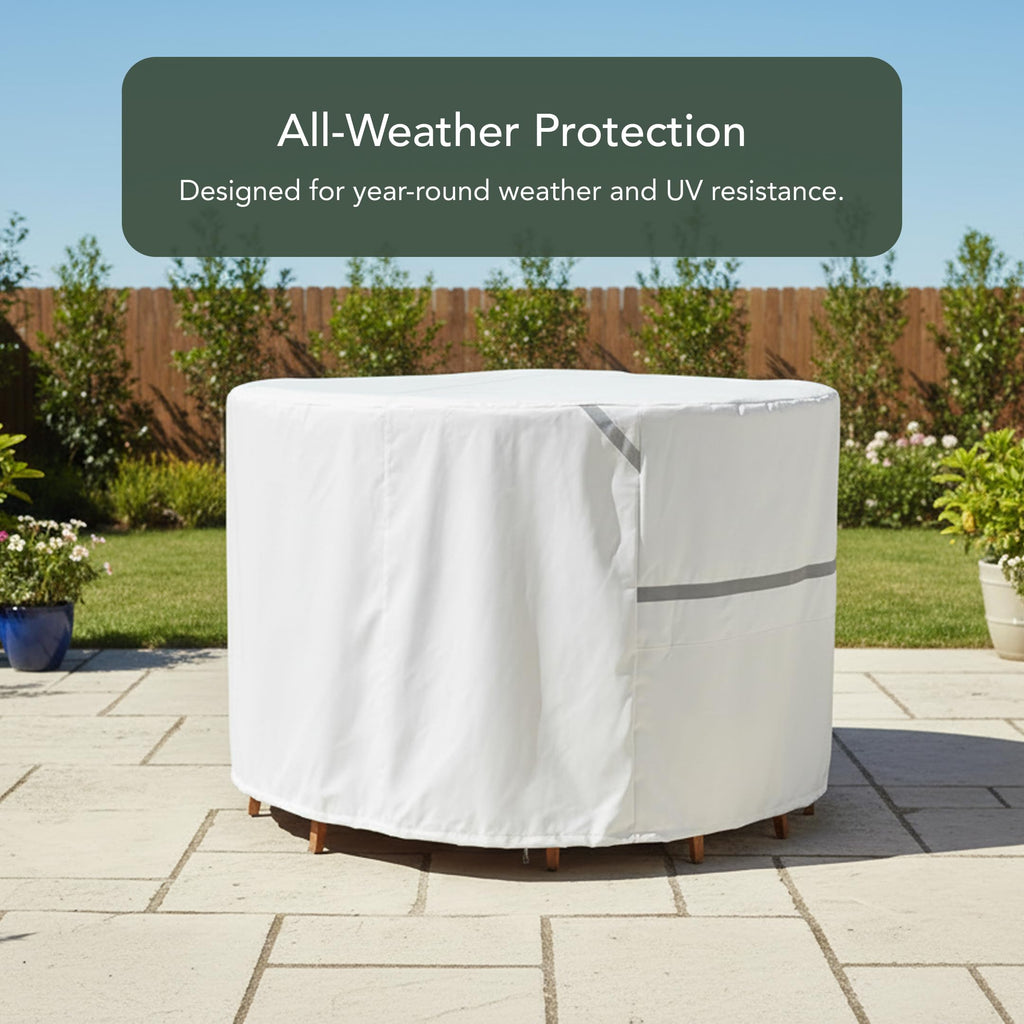 Prestige Round Outdoor Patio Table/Chair Set Cover 72"DIA x 30"H