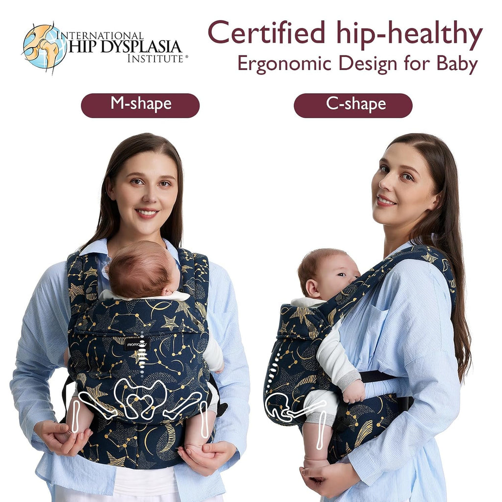 PureHug Baby Carrier - Ergonomic, Cozy and Lightweight for 7-45 lbs