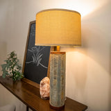 31" Modern Table Lamp with Copper Accents - Table Top Lamp