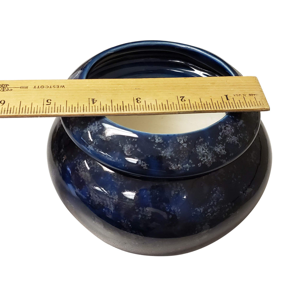 Blue 3.75" Opening Urn Shaped Self Watering Planter