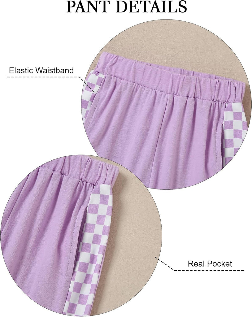Toddler Girl Clothes 2 Piece Outfits Girls Tracksuit Activewear