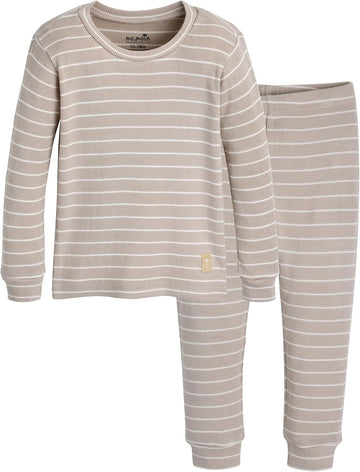 Baby Toddler Snug Fit Pajamas Viscose Solid Stripe Boys Girls