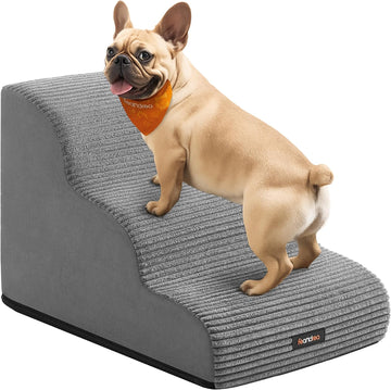 3-Step Dog Stairs, Waterproof, Anti-Slip, Gentle Slope