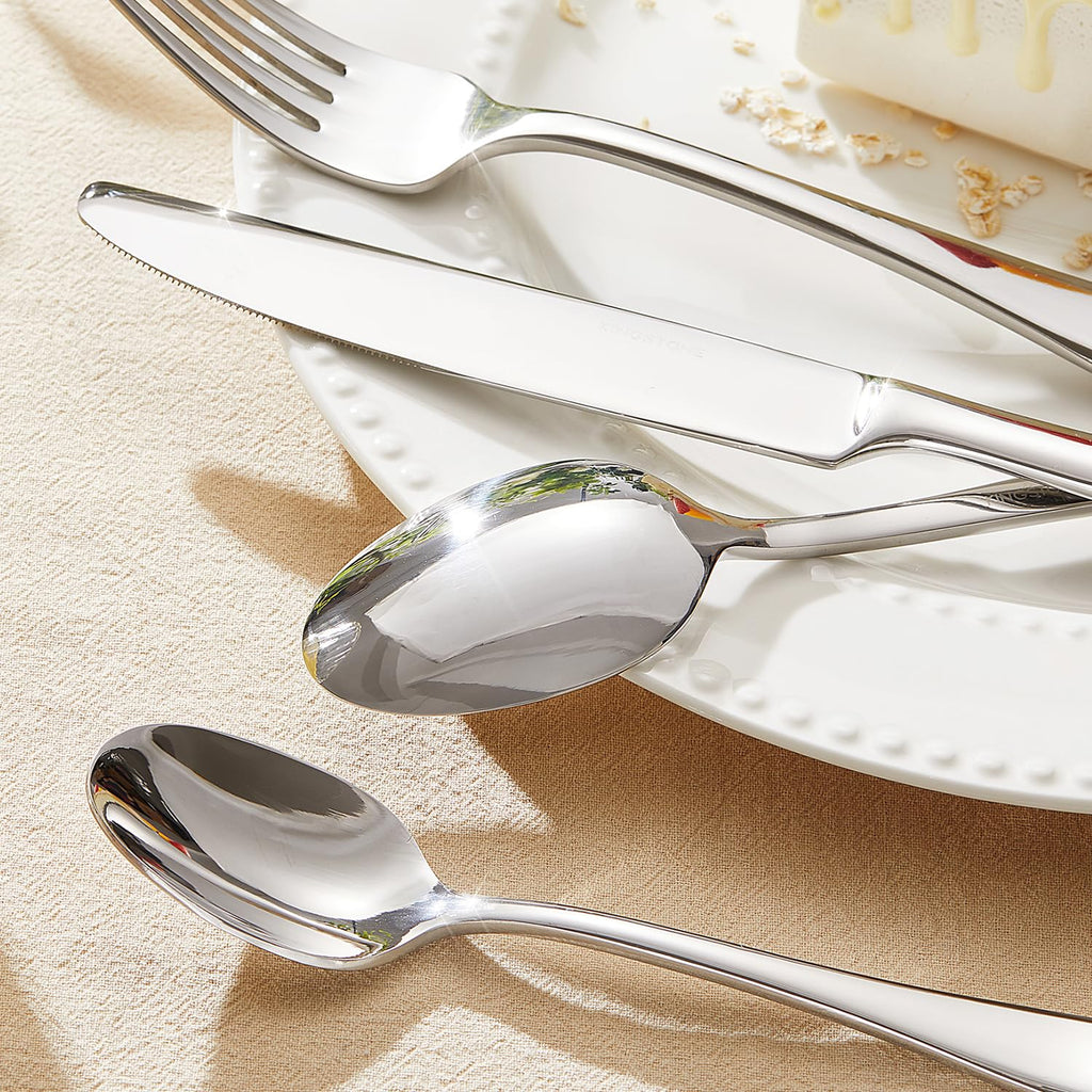 Silverware Set for 4, 20 Piece Stainless Steel Flatware Cutlery Utensil Set