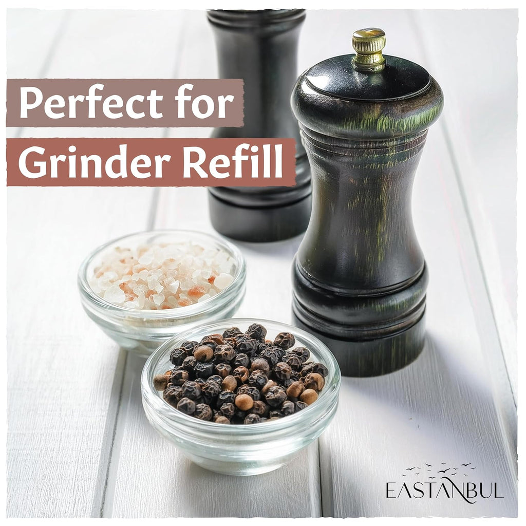 Salt and Pepper for Grinder Refill, Refill Pack, Gift Box, 18.3oz - Set of 183