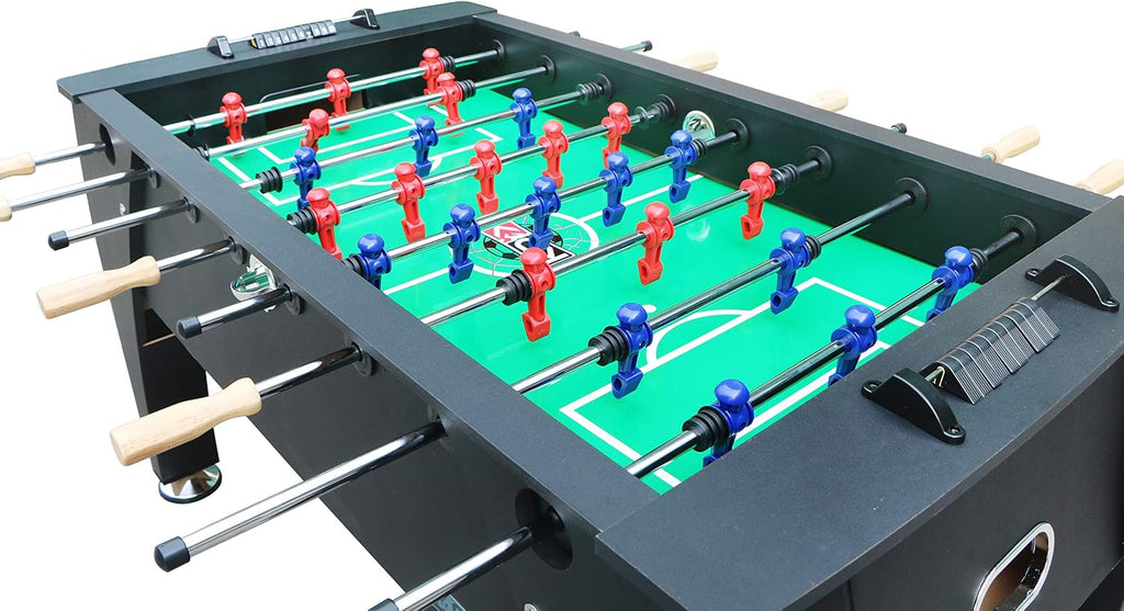 Legend 55" Foosball Table - Professional Full-Size Indoor Game for Adults & Families with Counterbalanced & Uniformed