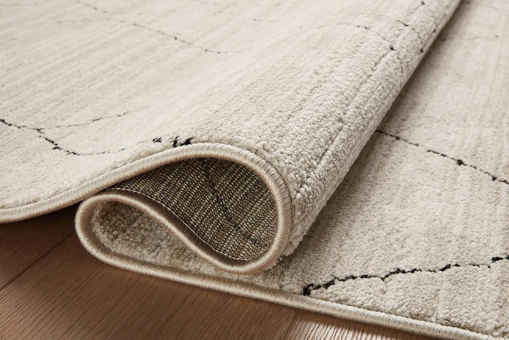 Darby Collection DAR-03 Sand/Charcoal 7'-10" x 10' Area Rug