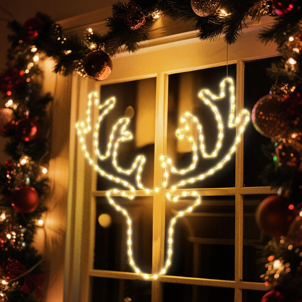 32'' Christmas Lights Outdoor Waterproof LED Deer Decoration