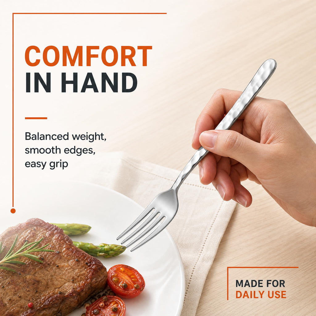 60 Piece Silverware Set for 12