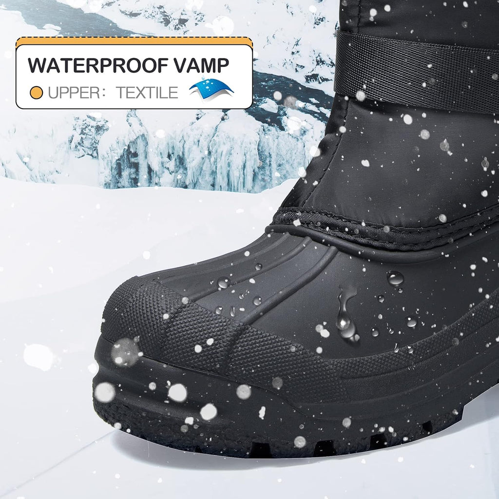 Kids Insulated Waterproof Anti-slip Winter Warm Snow Boots