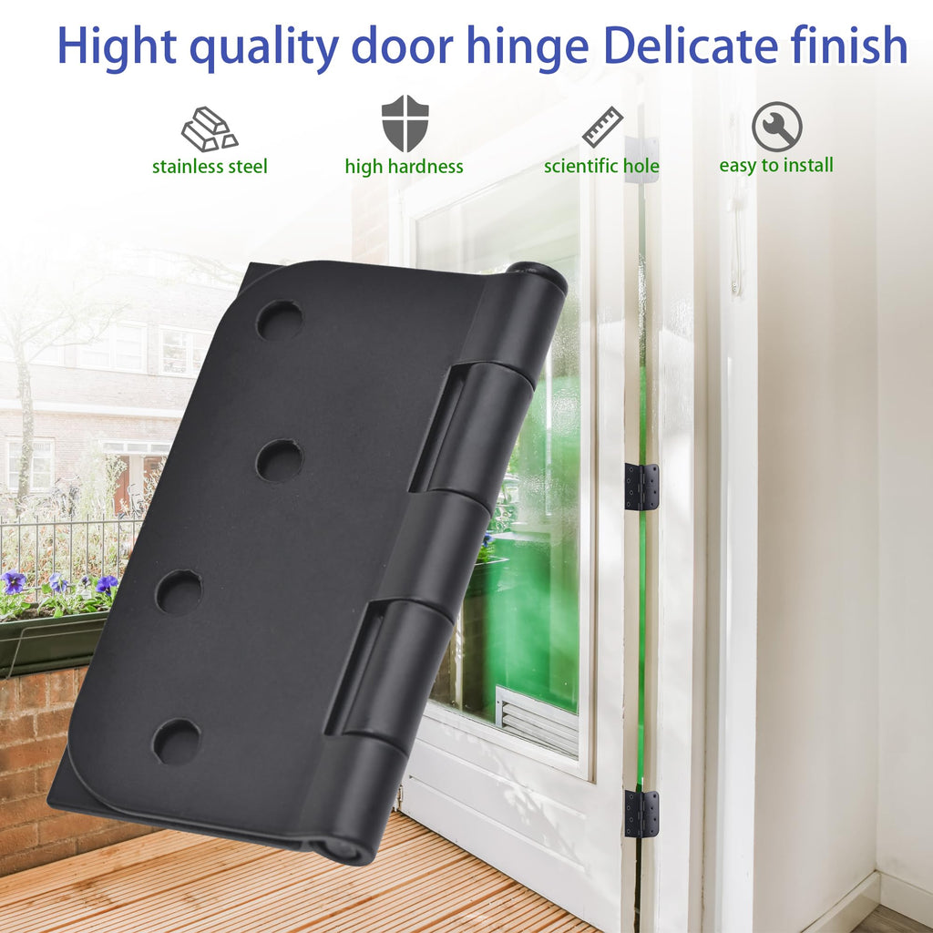 Door Hinge 4 Inch Interior Door Hinges Oil Rubbed Bronze Black 4 Inch Interior Hinges Flat Iron Hinge 4"x 4" Door
