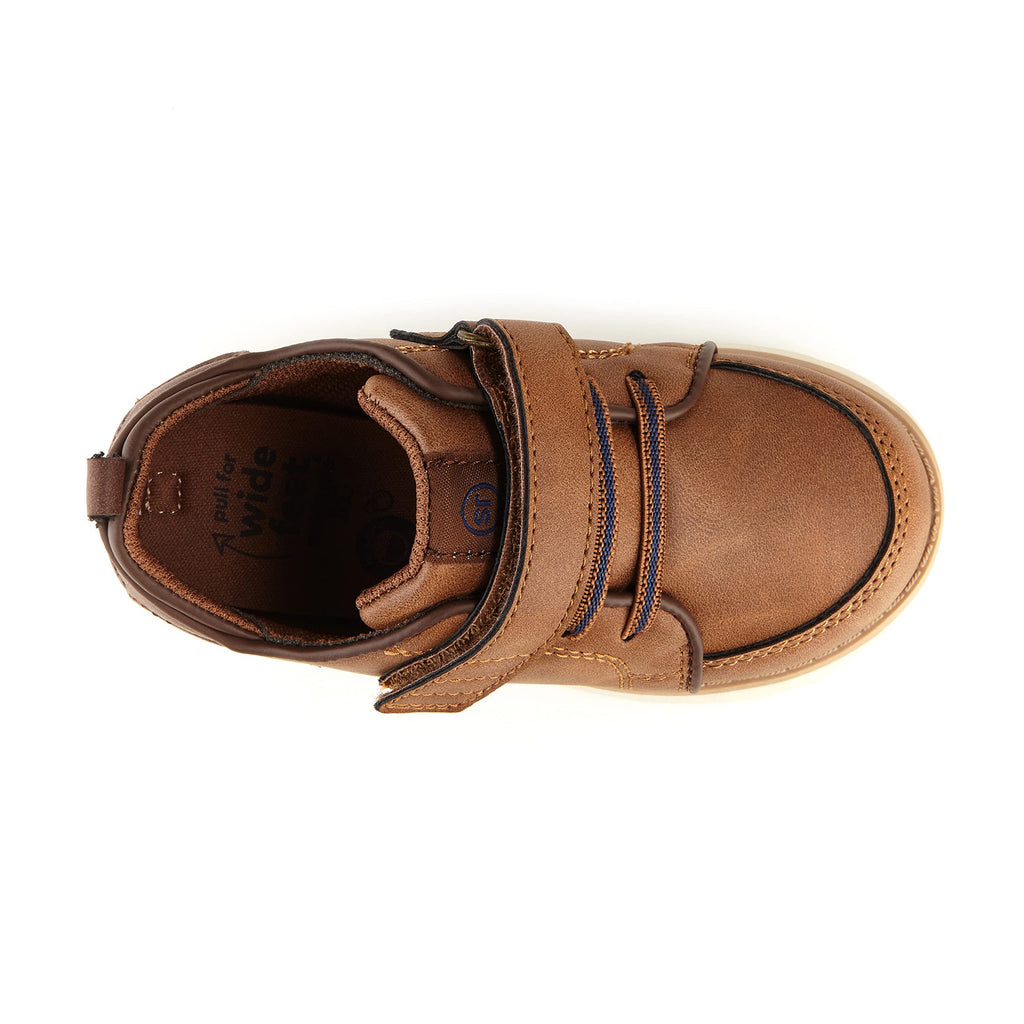Boys Ethan Dress Shoe, Tan, 5 Toddler