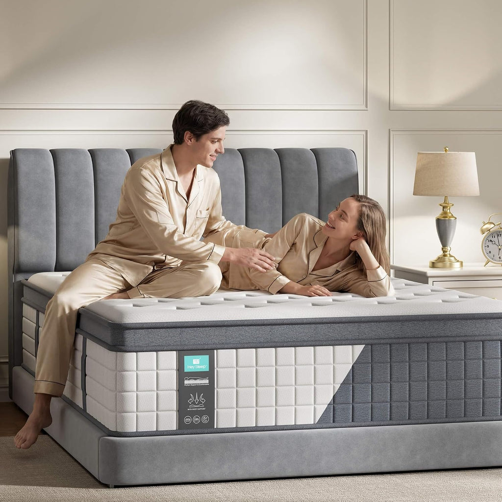 King Size 12 Inch Hybrid Mattress in a Box, 2026 Upgraded Luxury, Gel Memory Foam, Individual Pocket Spring, Medium