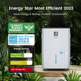 5000 Sq. Ft. Energy Star Certified Dehumidifier, Max 80 Pints Dehumidifier for Basement with Drain Hose