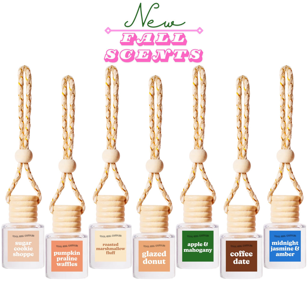 Roasted Marshmallow Fluff Car Hanging Fragrance Oil Air Freshener for Essential Oils, Long Lasting Car Diffuser Bottle