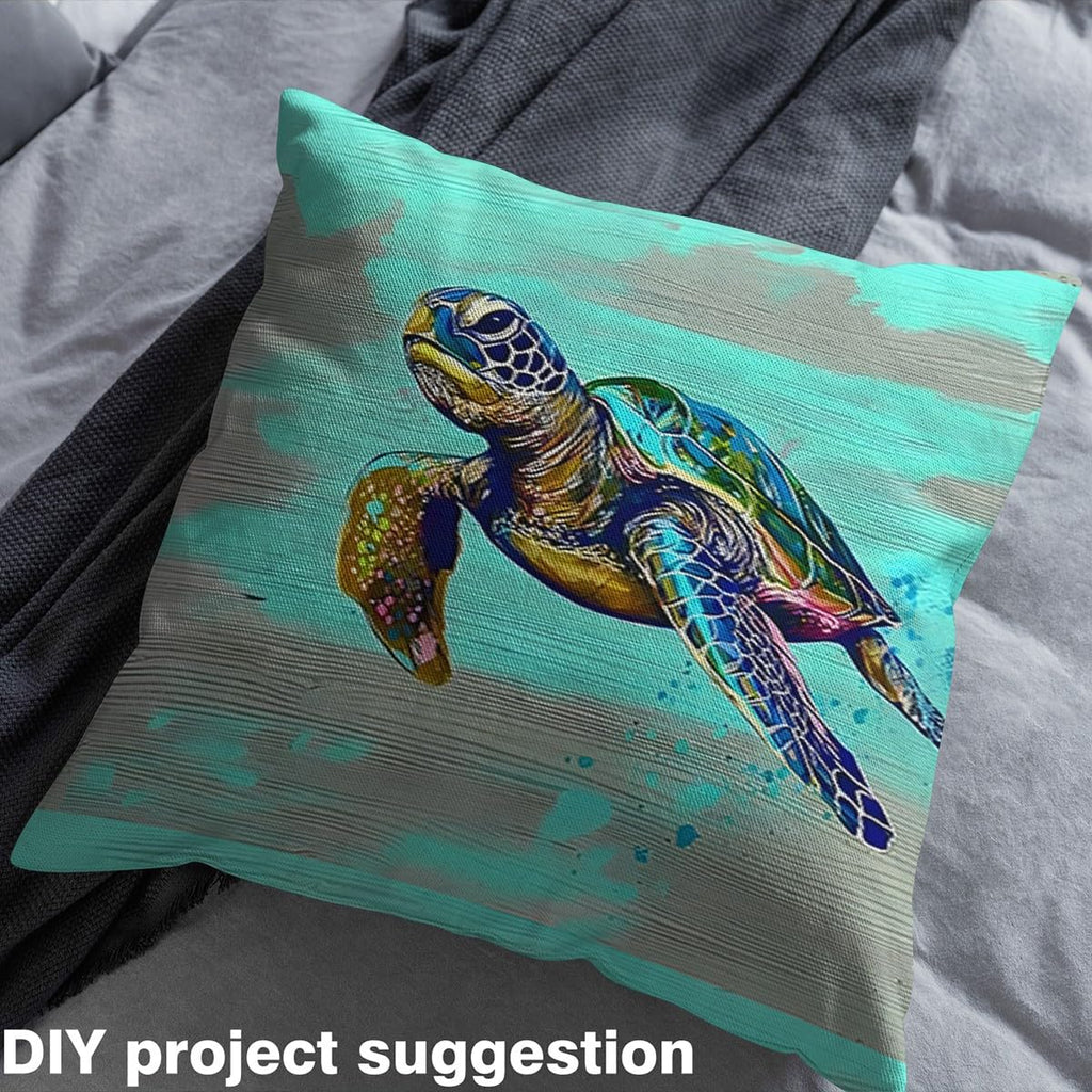Sea Turtle Fabric By The Yard Decorative Soft