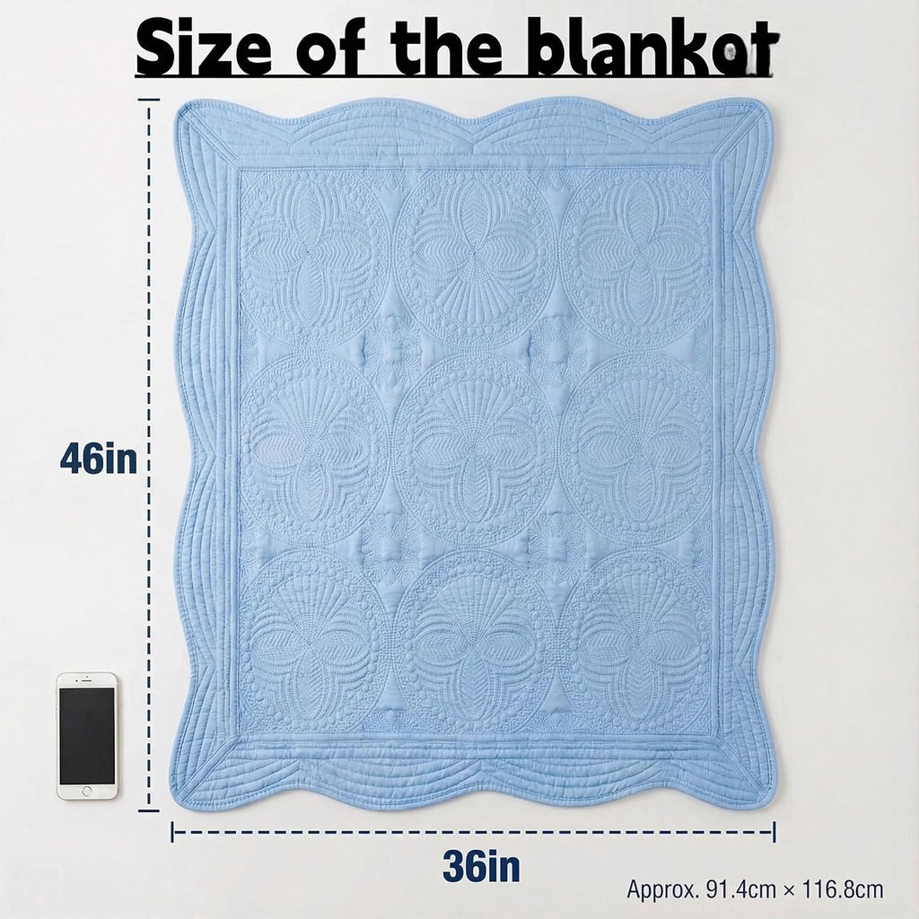 Lightweight Baby Quilt Cotton Blanket Durable Personlized Baby Blankets Four Seasons Cotton Quilted Blanket
