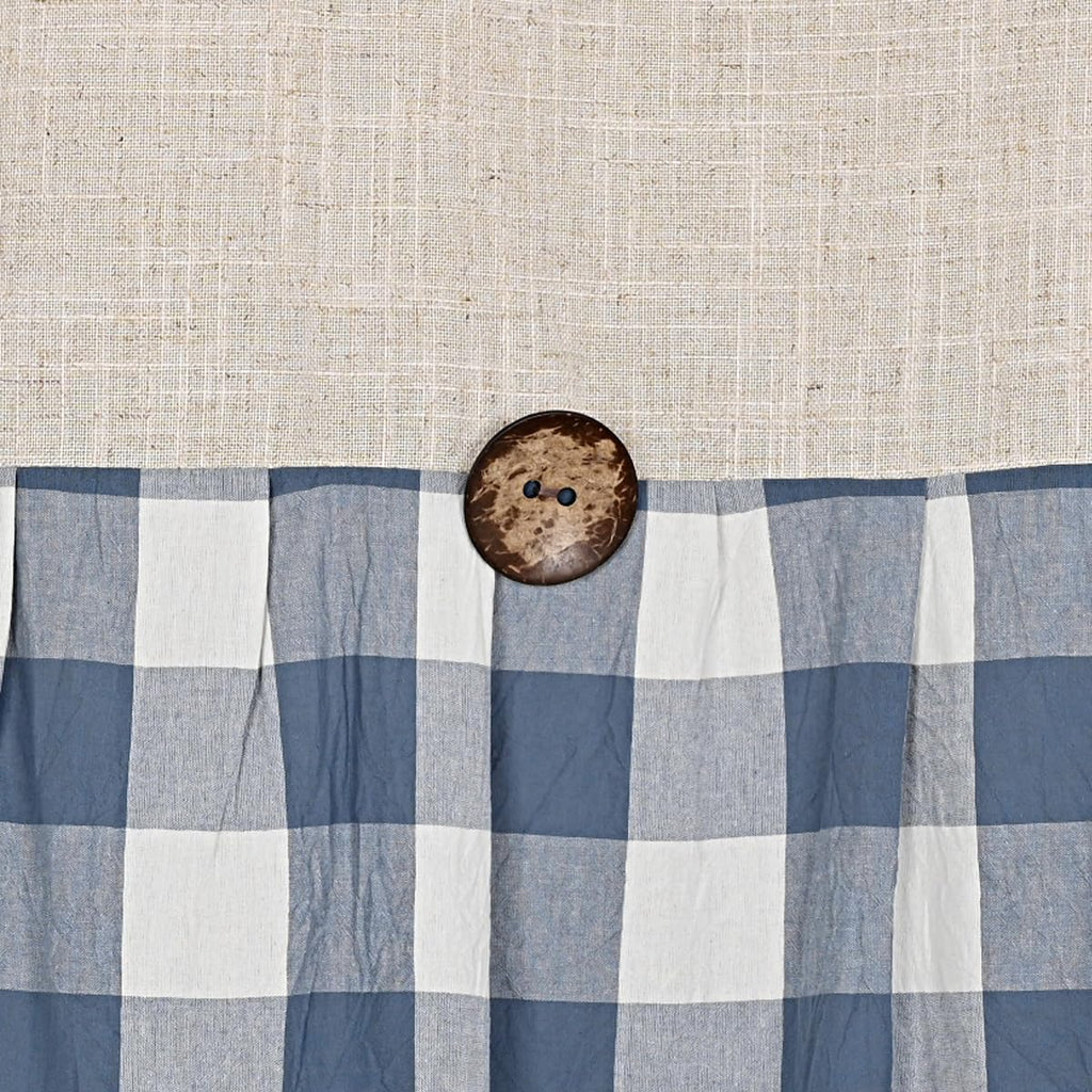 Farmhouse with Buttons, 72x72 Inches
