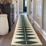 Modern Washable Rug Runner for Hallway, Soft Kitchen Runner 2.5x10 Ultra-Thin Non Slip Runner Rug, N