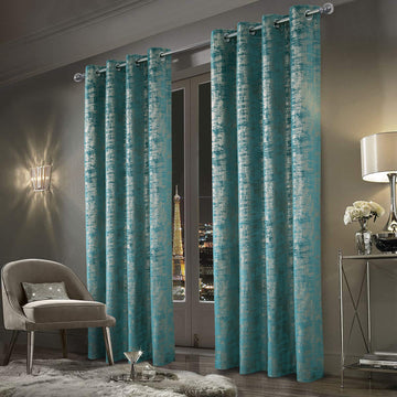 100% Blackout Soft Velvet Curtains Living Room Thermal Energy Saving 108 Inches Long Luxury Gold Foil Print Drapes 2
