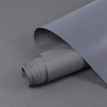 Marine Waterproof Canvas Fabric 600D PVC Backing 60"×360" Gray