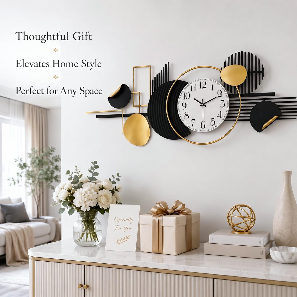 59"Large Wall Clock, Modern Decorative Wall Clock