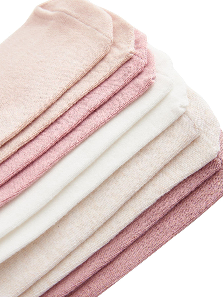 Newborn Pink Baby Tights 5 Pack 1.