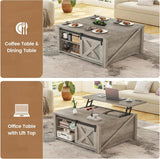 31.5" Lift Top Coffee Table with Storage, Square Coffee Tables