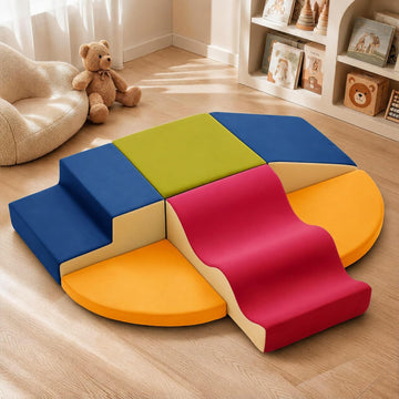 Piece Soft Climbing Toys for Toddlers, Foam Blocks Soft Play Set, Toddler Climbing Toys Indoor, Baby Foam Climbing