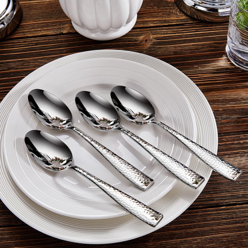Premium Louis Hammered 20/45/65-Piece Silverware Set (65)