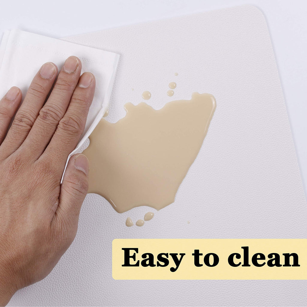 Wipeable Placemats Leather Table Mats Waterproof Heat-Resistant Easy to Clean for Dining Table Set Kitchen Table (4