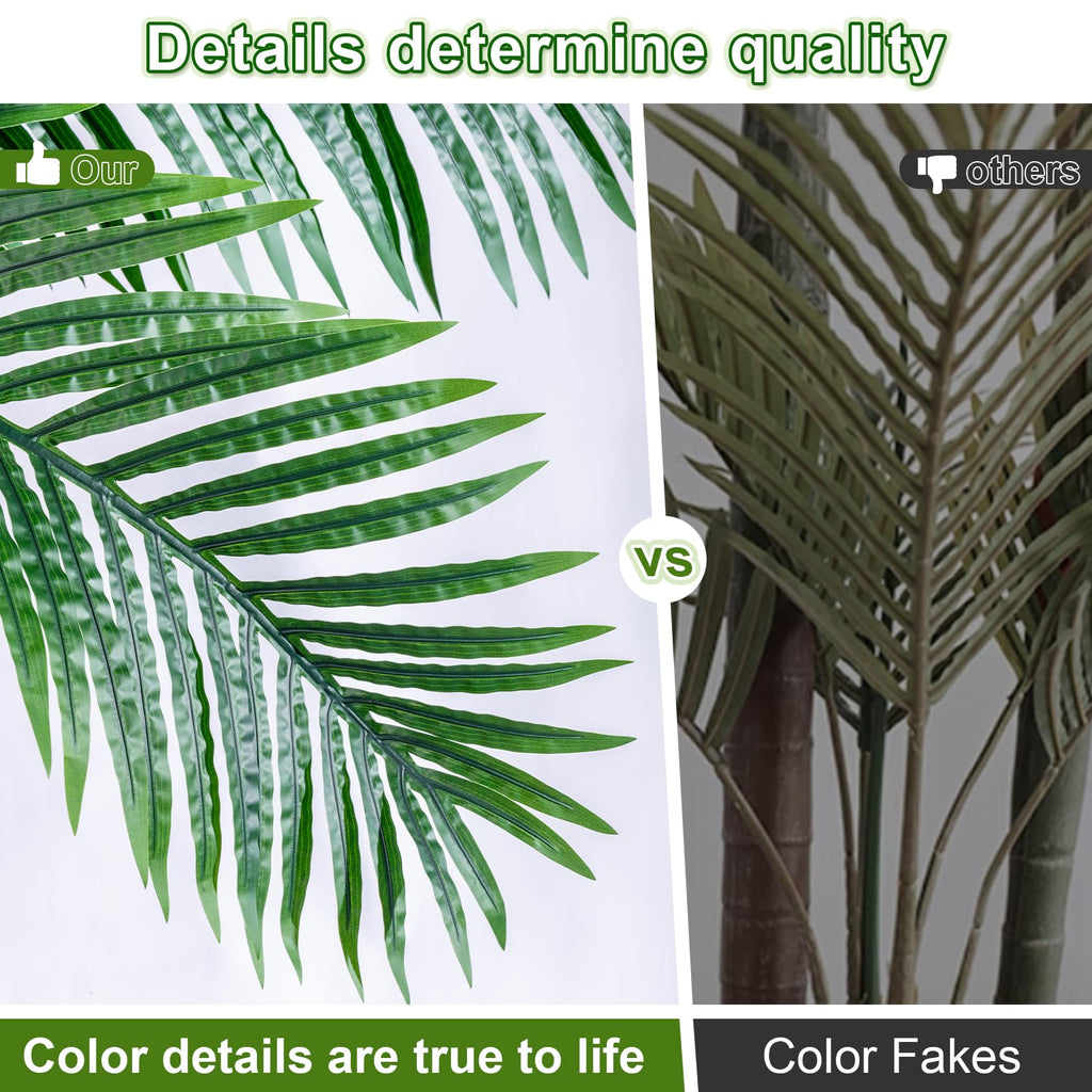 Big Faux Tropical Phoenix Trees Large Artificial Palm Tree Indoor Outdoor Realistic Floor Plants Tall Fake Plant for