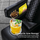 Home Theater Seating with USB Ports and Cup Holders