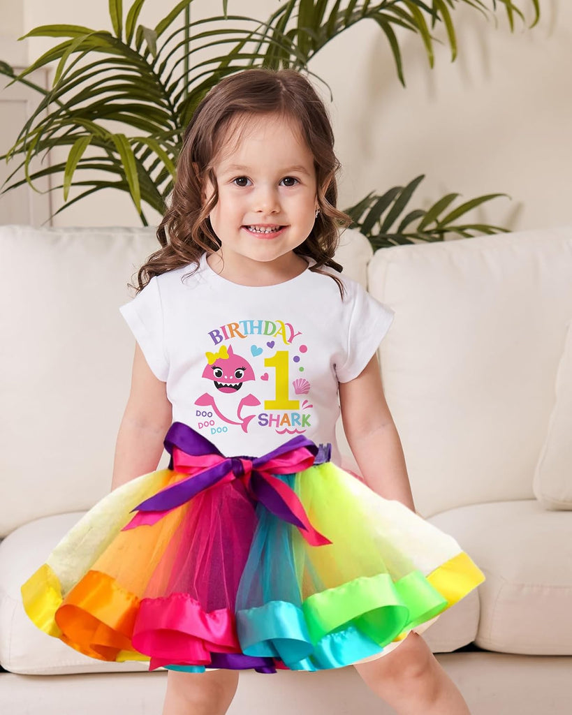 Shark Birthday Outfit Girl Collection - 1st Birthday