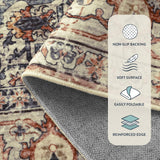 Oriental Washable Rug, 3x5 Rugs