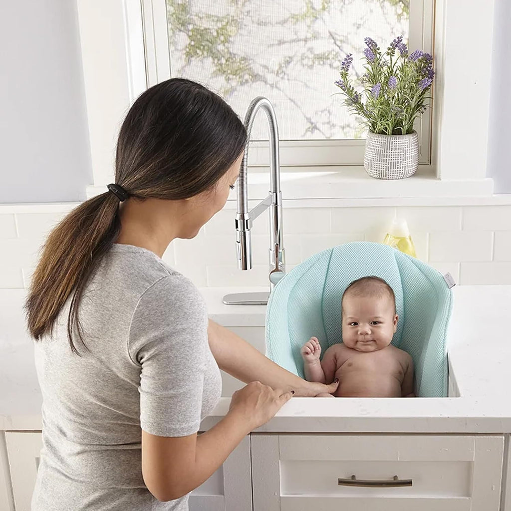 Infant Sink Bather and Soft Newborn Bath Seat for Ages 0-6 Months