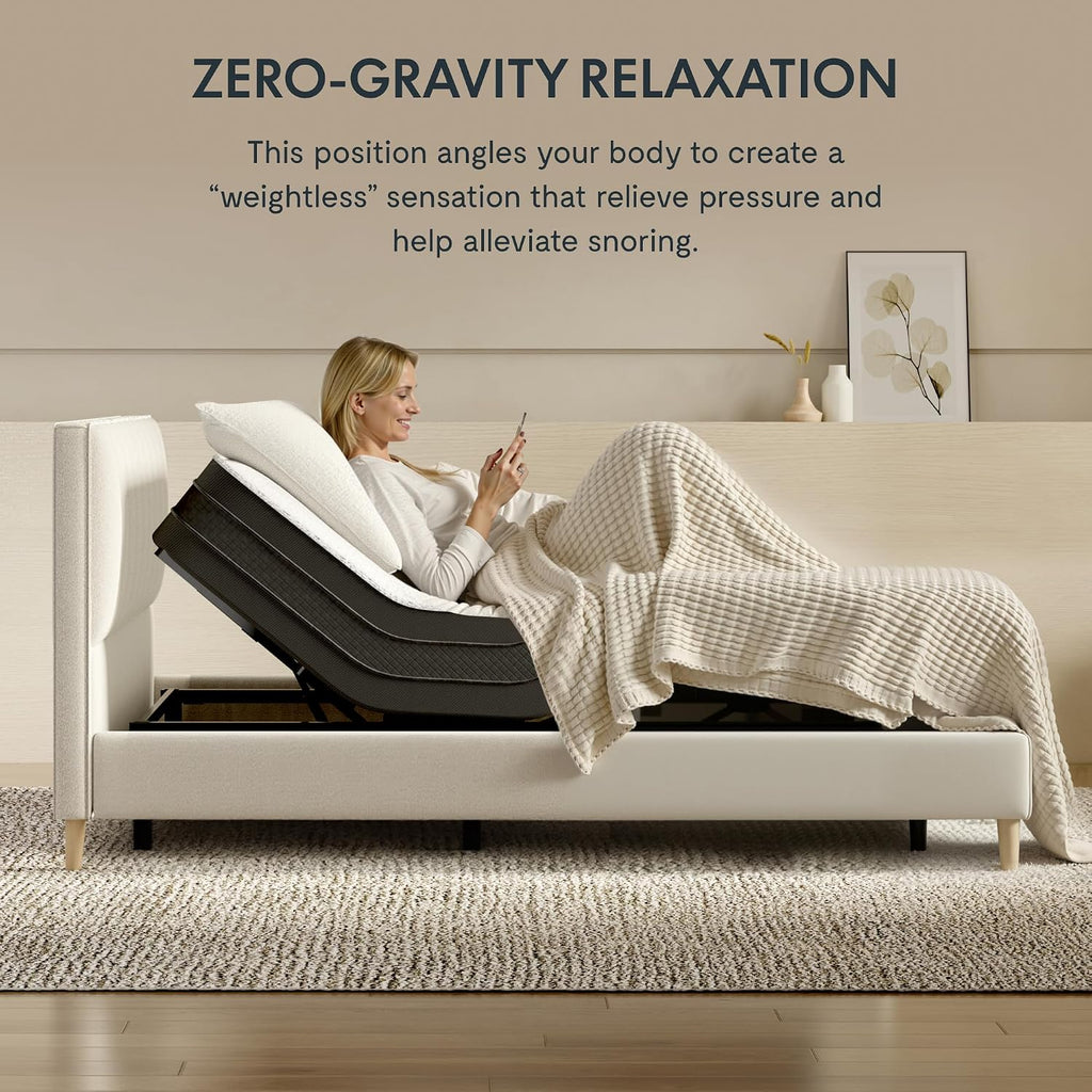 Adjustable Bed Frame Base, Split King, S2E-PRO