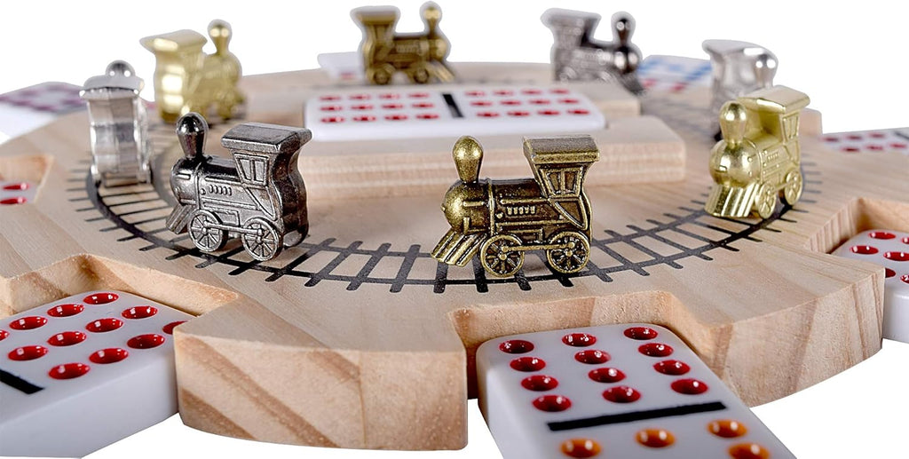 Mexican Train Dominoes Set Double 12 Color Dots