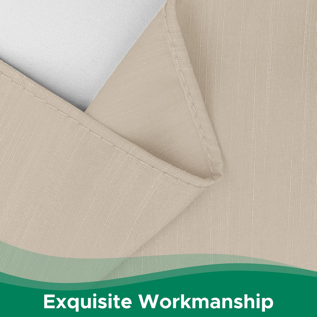 Wrap Around Bed Skirt 15" Drop-Elastic Dust Ruffle Light Camel