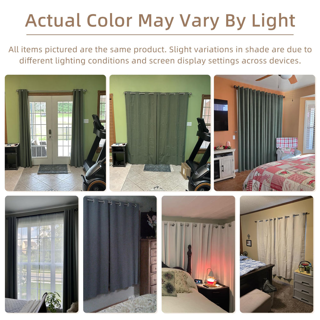Navy Blue Blackout Curtains 96 Inches Long 2 Panels