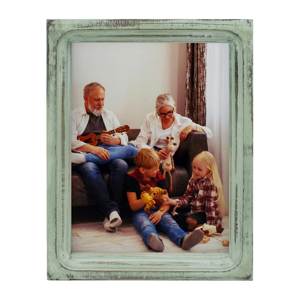 6x8 Picture Frame Made of Solid Wood High Definition Glass Rustic Vintage Designs Small Photo Frame for Tabletop