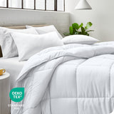 Duvet Insert Comforter - King/California King - Goose Down Alternative - Ultra-Soft - Premium 1800 S