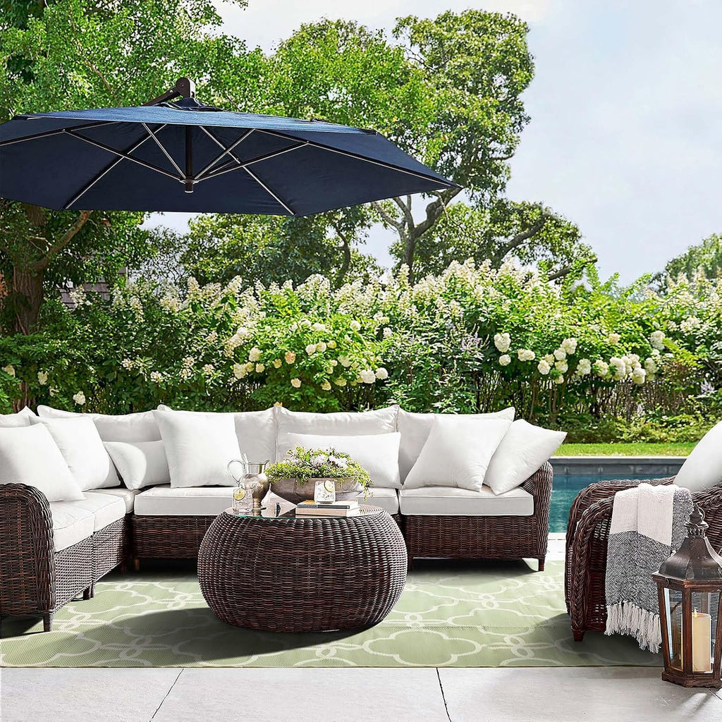 Ashler Outdoor Pillow Inserts, 12x20 Waterproof Throw Pillows - Set of 2