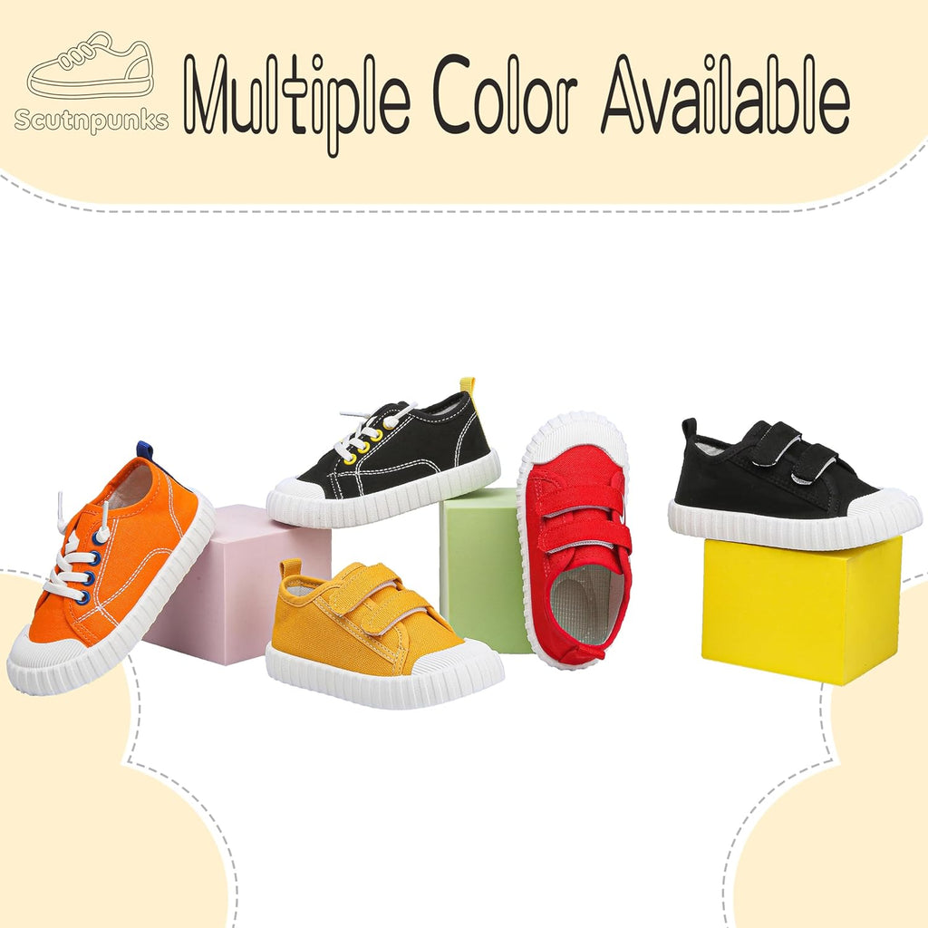 Toddler Sneakers Girls Boys Canvas Shoes for Kids