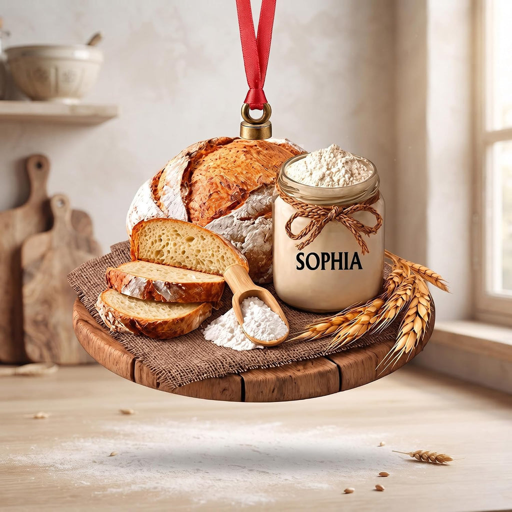 Sourdough Bread Ornament, Sourdough Ornament, Gift for Baker