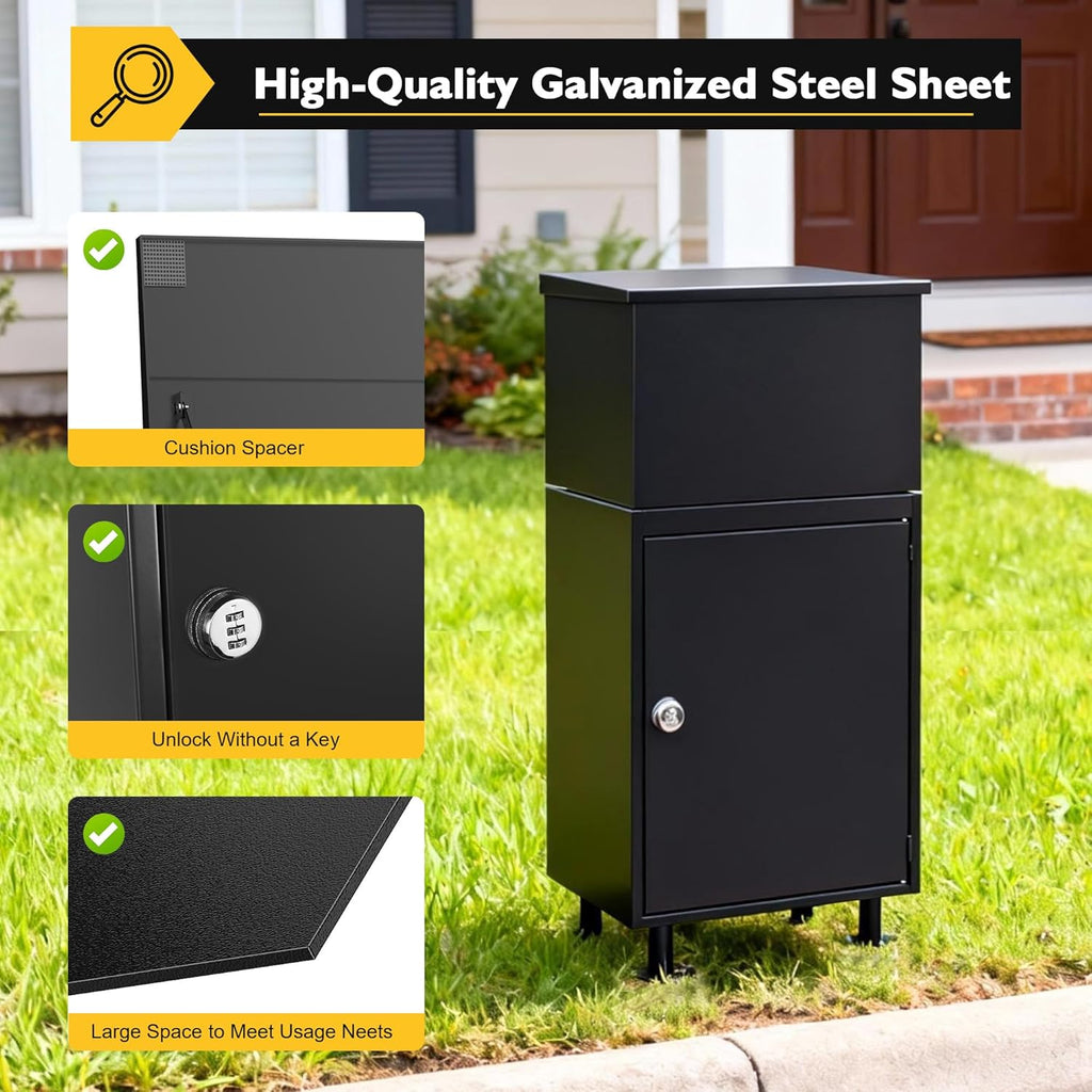 Parcel Drop Boxes Package Delivery Boxes with Secure Storage