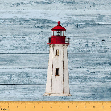 Lighthouse Fabric by The Yard Nautical Boards Soft